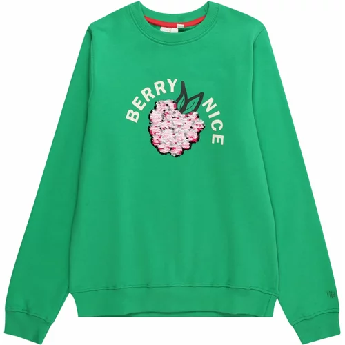 The New Sweater majica 'Josline' ecru/prljavo bijela / zelena / roza / crna