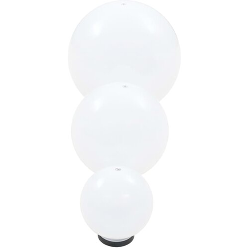  LED kuglasta svjetiljka 3 kom 20/30/40 cm PMMA Slike