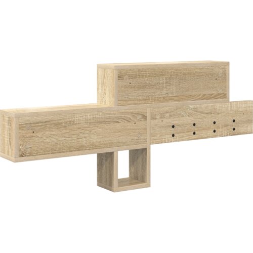 vidaXL Vje&scaron;alica za kapute na zidu s policom s pohranom 100 x 12 x 43.5 cm Cijene