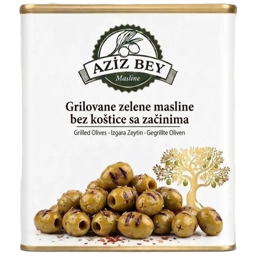 Aziz Bey Zelene grilovane masline bez koštice, Sa začinima, 9 kg Cene