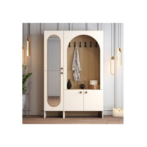 Hanah home vi&amp;scaron;enamenski ormar palermo km cream hrast Slike