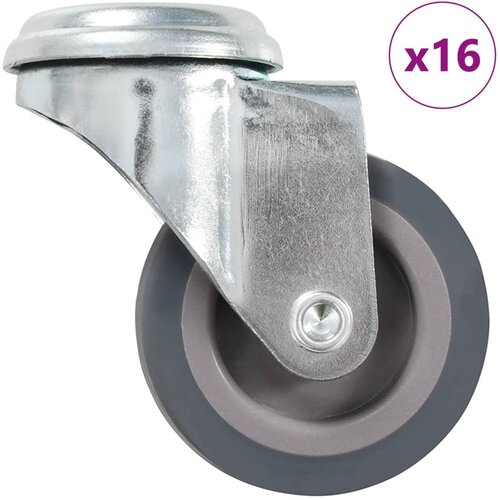 vidaXL 16 kom. okretnih kotačića s rupom za vijke 50 mm - 16 Cene