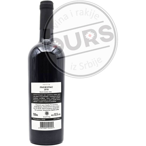  Yotta Prokupac 0,75L Slike