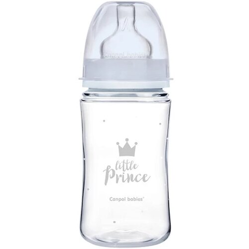 Canpol flašica za bebe royal baby plava 240ml, 3m+ Slike
