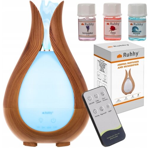 Ruhhy 10W LED RGB ultrazvočni vlažilec zraka difuzor 200ml izparjevalnik + dišave 00024610 Cene