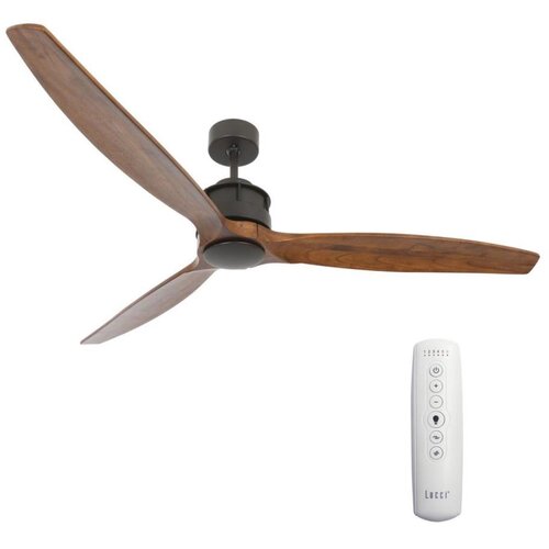  Lucci air 210507 - Plafonski ventilator AIRFUSION AKMANI paulovnija/crna + daljinski upravljač Cene