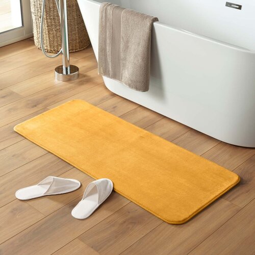 Douceur d int&amp;eacute;rieur Žuta kupaonska prostirka 50x120 cm Vitamine &amp;ndash; Slike