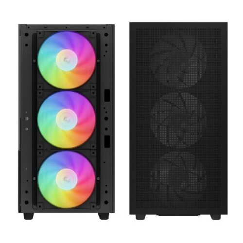 DeepCool CH560 digital atx kući&amp;scaron;te, dual status display, 3xLED 140mm +1x120mm, staklena strana,usb-c Slike