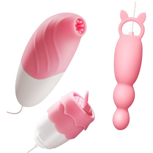 Jiuuy Električni osebni vibrator krogle 89377903-3 ABS TPE USB, (21218020) Slike