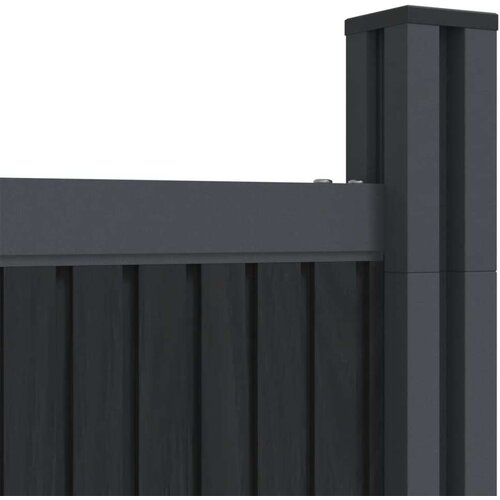  Panel za ogradu sivi 1564 x 186 cm WPC Slike