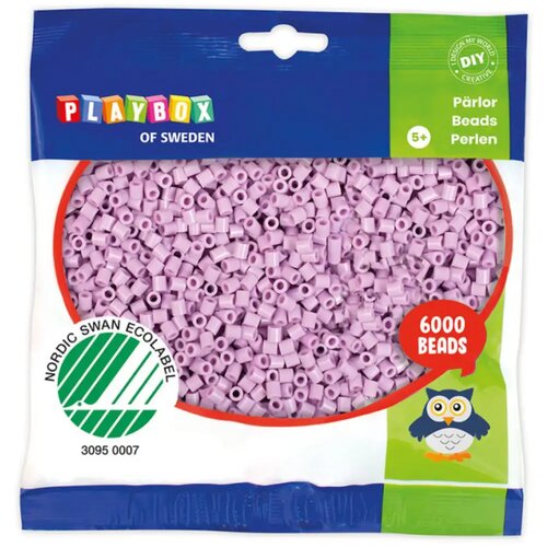 Playbox 5 mm MIDI likalne perle 6000 kosov v pastelno vijolični barvi Cene
