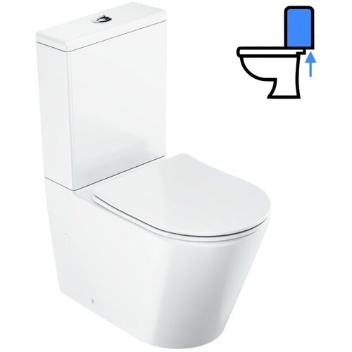 Ravak X01872 elegant talna brezrobna wc školjka monoblok z wc desko s počasnim zapiranjem Cene
