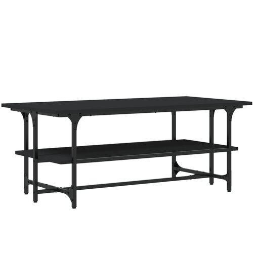  Stolić za kavu crni 100 x 50 x 40 cm konstruirano drvo Slike