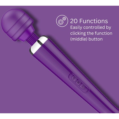 Loving Joy 2024 MasaŽer Loving Joy Magic Wand Purple Slike