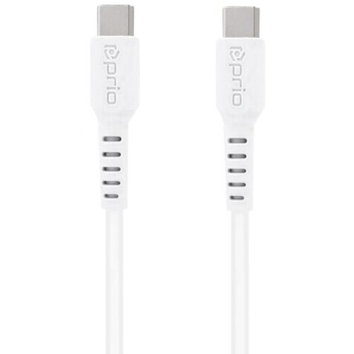 Prio Podatkovni kabel iz USB-C 2.0 na USB-C 2.0 Power Delivery, 100 W, bel, 2 m Cene