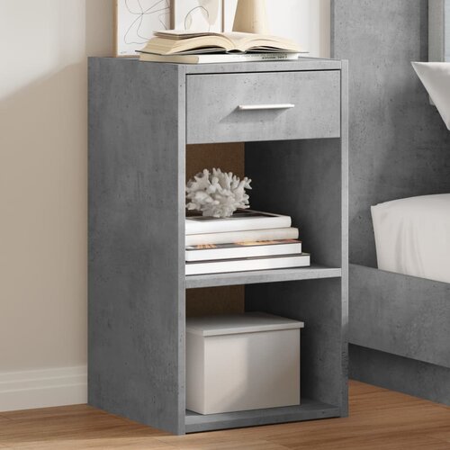 vidaXL Noćni ormarići 2 kom boja betona 35x34x65 cm konstruirano drvo Cijene