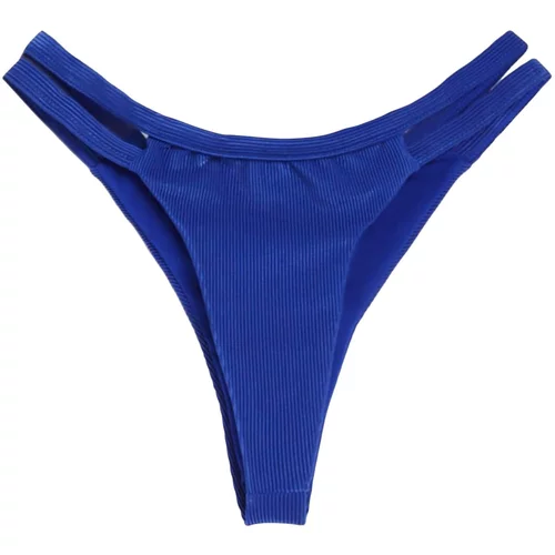 Bershka Bikini hlačke modra
