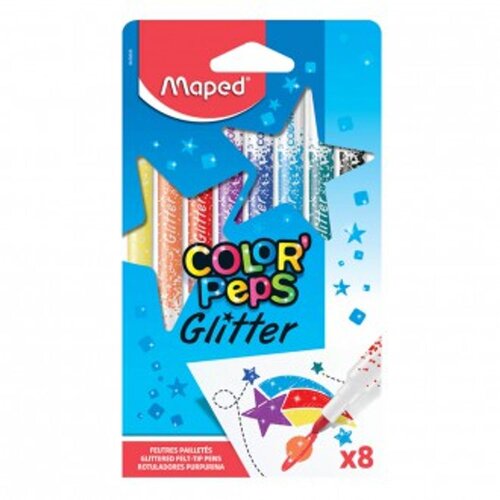 Maped Flomasteri &scaron;kolski Glitter 8/1 MAP845808 Cijene