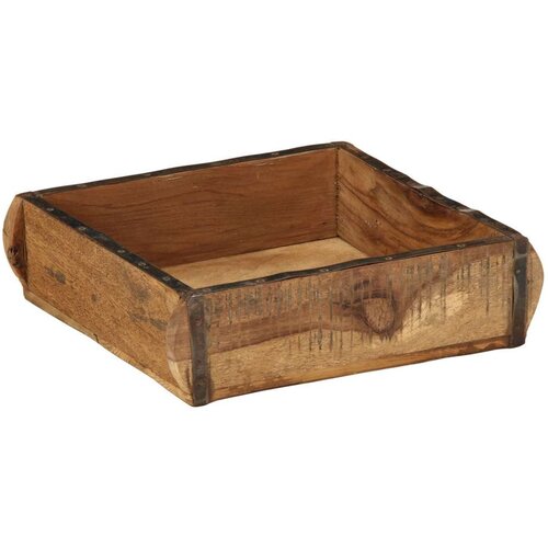  Pladnji 4 kosi 31x29x10 cm Trd les Pridobljen Cene