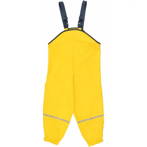 Playshoes Tehničke hlače morsko plava / neonsko žuta / svijetlosiva