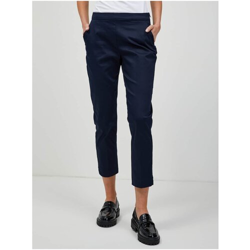 Orsay Dark blue shortened trousers - Women Cene