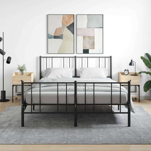  Noćni ormarići 2 kom boja hrasta 40 5x31x60cm konstruirano drvo Slike