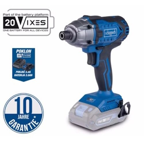Scheppach IXES 20V Akumulatorski udarni vijačnik C-ID180-X (20 V, Brez baterije, 180 Nm) productname.garantie.plussign BAUHAUS garancija 5 let za naprave na električni ali motorni pogon Cene