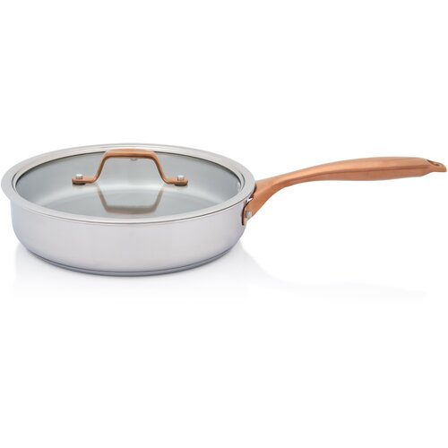 Metalac tiganj 24 cm sa stakl.pok. Venera Cene