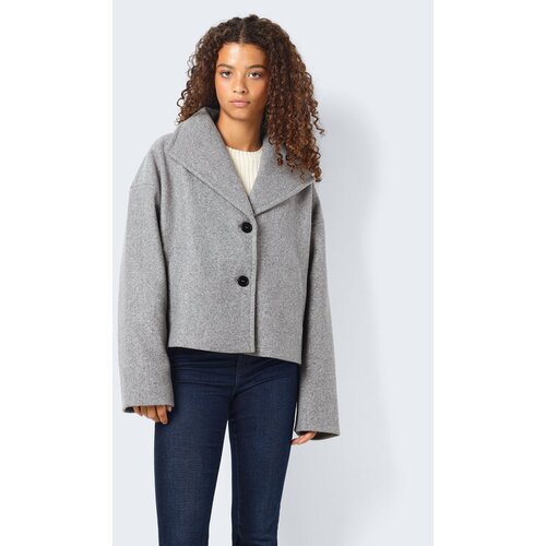 Noisy May Prehodni pla&amp;scaron;č Halston 27028853 Siva Loose Fit Slike