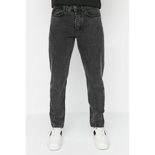 Trendyol Anthracite Men's Essential Fit Jeans Cene