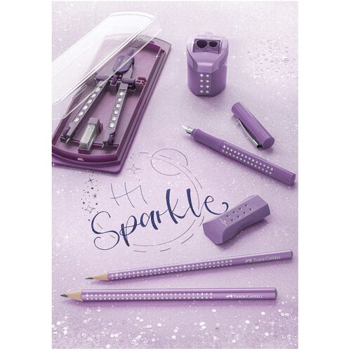 Nalivpero SPARKLE (M) FABER CASTELL 140877 METALIK LJUBIČASTO Slike