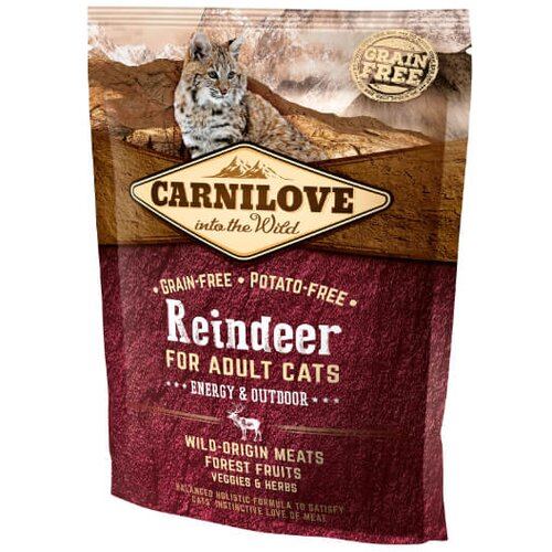 Carnilove cat adult energy & outdoor - jelen 400 g Cene