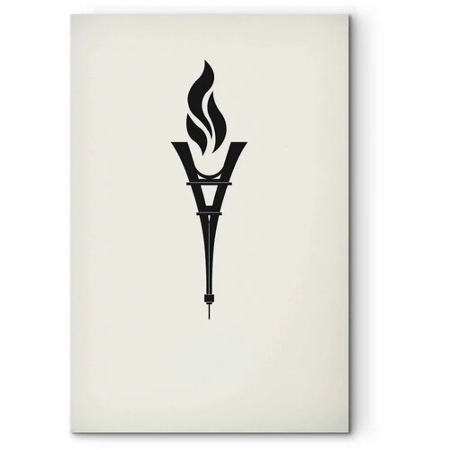  Slika - Torch Shaped Like an Inverted Eiffel Tower 40x60 Standard Slike