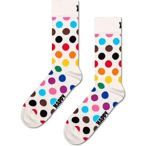 Happy Socks Čarape 'Pride Dots' plava / žuta / crvena / bijela