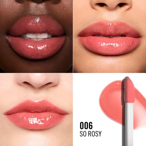 Rimmel London Oh My Gloss! Lip Oil olje za ustnice z vlažilnim učinkom odtenek 006 So Rosy 4.5 ml Slike