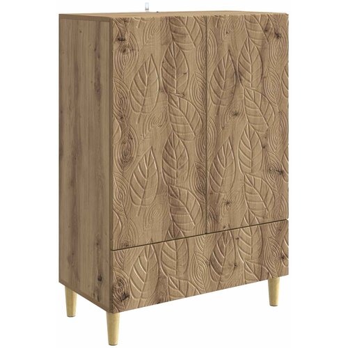 vidaXL Kreveta Hrast artisan 66 x 34 5 x 95 cm Konstruirano drvo - Hrast artisan Cene