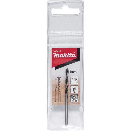 Makita D-07026 Wood Drill 3x60mm Slike