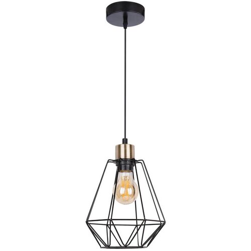 Candellux Lighting Crna metalna viseća lampa ø 19 cm Primo - Cijene