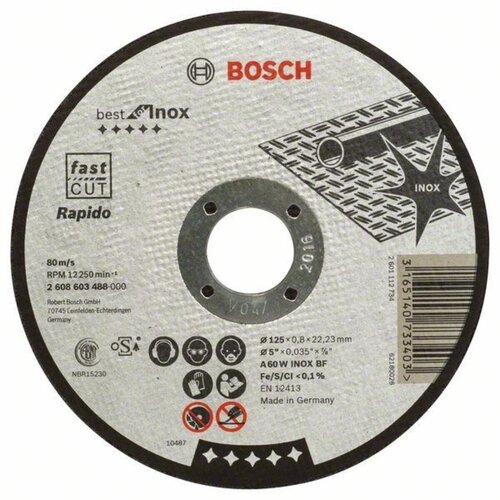 Bosch power tools trennscheibe 125x1,0mm inox 2608603488, (21268806) Cene