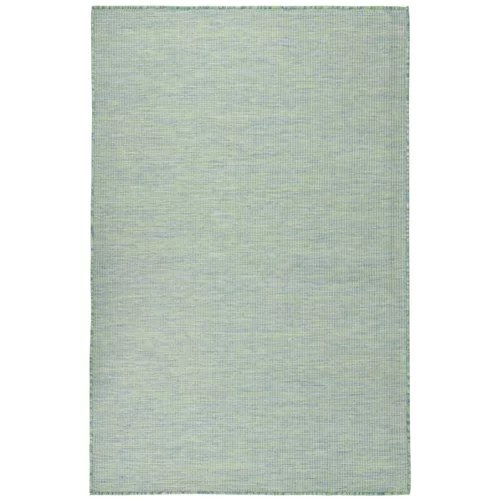 Vanjski tepih ravnog tkanja 100 x 200 cm tirkizni