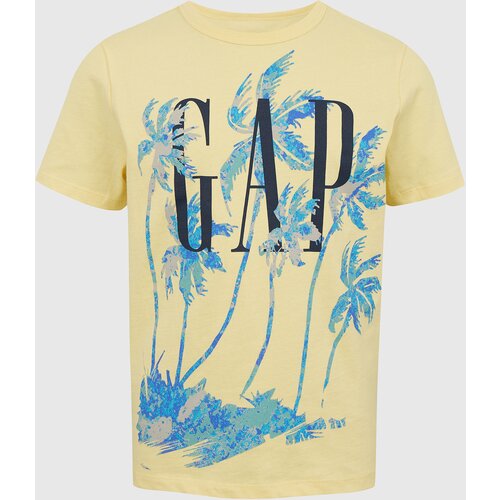 GAP Children's T-shirt organic palmy - Boys Cijene
