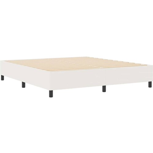  Krevetna platforma Krema 180 x 200 cm Kordura tekstil Slike