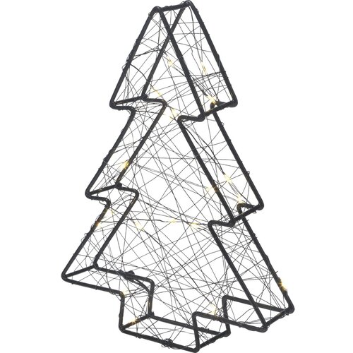  Svetlobna figura jelke 18 cm x 3,5 cm x 23 cm toplo bela 20 mini LED-diod Slike
