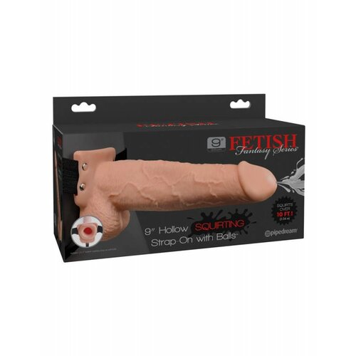 Pipedream Fetish Fantasy 9 inča Hollow Squirting Strap PIPE339821 Slike