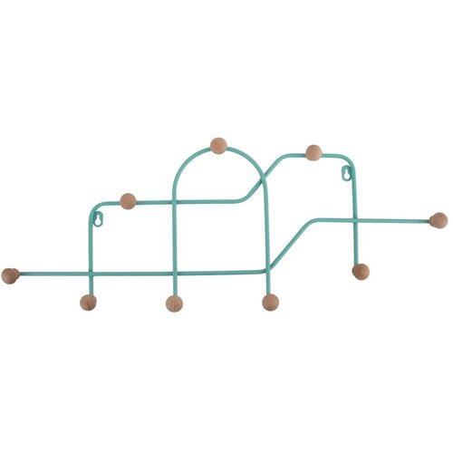 PT LIVING Tirkizna metalna zidna vje&amp;scaron;alica 71 cm Maze &amp;ndash; Slike