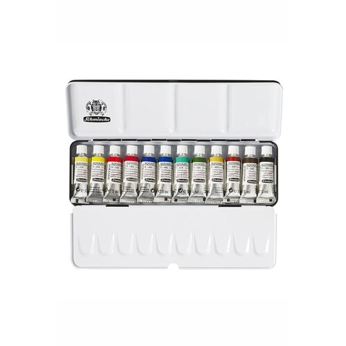  Set akvarel boja u tubama Schmincke HORADAM u metalnoj kutiji | 12 x 5 ml () Slike