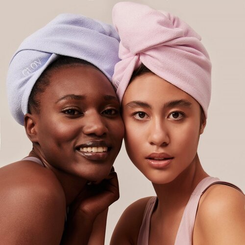 Glov hair wrap - pink Slike