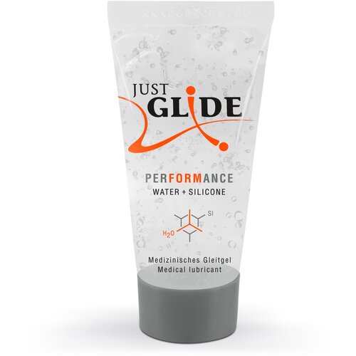 Just Glide Performance Water + Silicone 20ml Slike