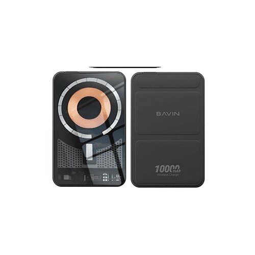 BAVIN Magnetic Power Bank 10000mAh 22.5W crna Cene