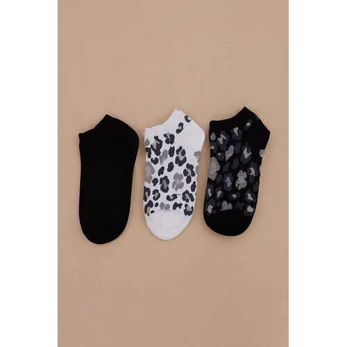 TRENDYOLMILLA Ženski set čarapa Thmss26Co00033, 3 para, Crni Slike